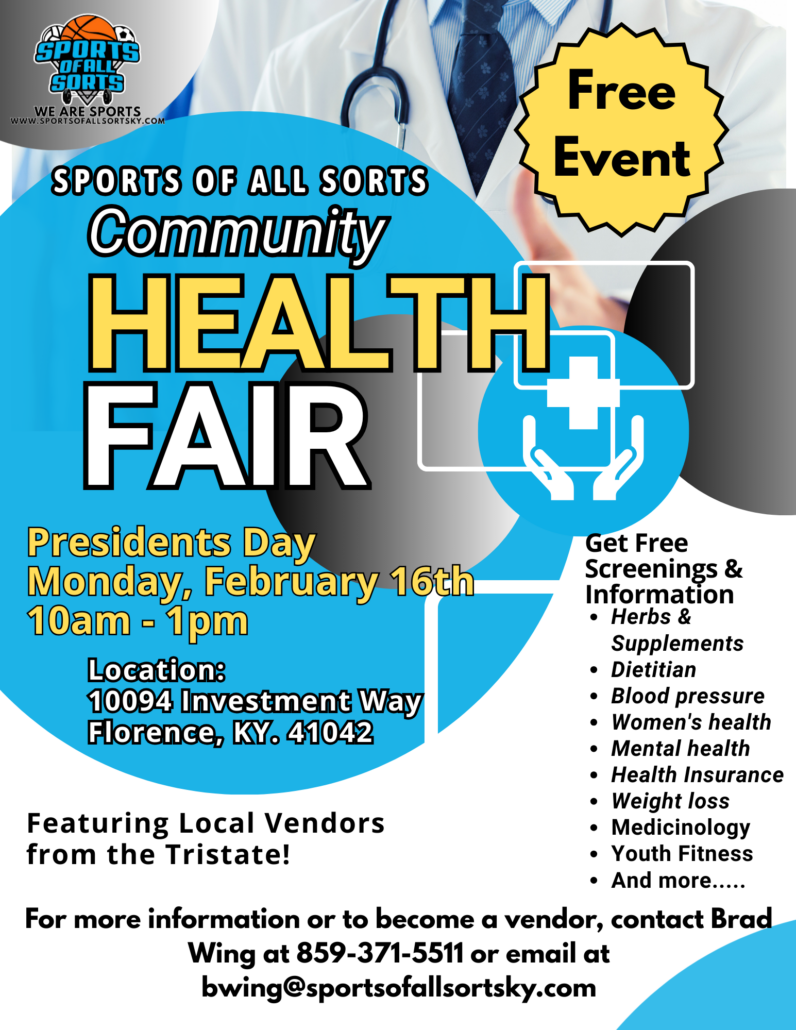 Sports of All Sorts Health Fair